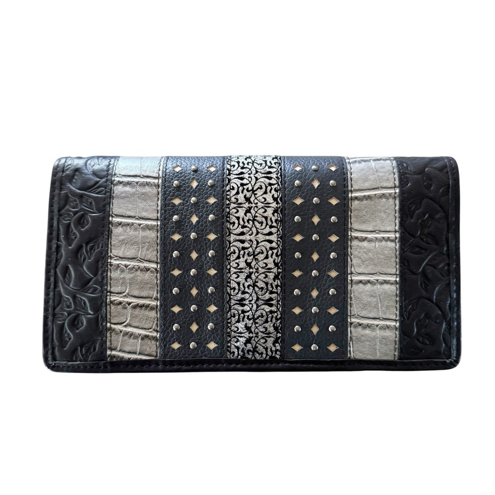 Amity Genuine Leather Black Wallet New Old Stock Women